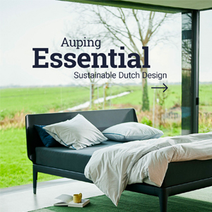 Il primo letto interamente riciclabile al mondo: Essential by Auping