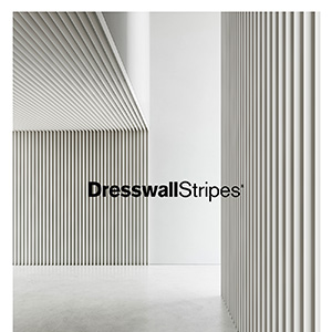 Sistema a doghe modulare e integrato DresswallStripes