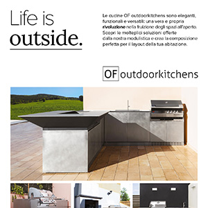 OF Outdoor Kitchen: cucine da esterno in acciaio inox funzionali e versatili