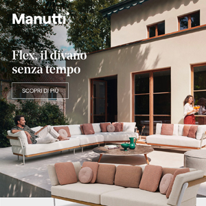 Manutti Flex, il divano outdoor senza tempo