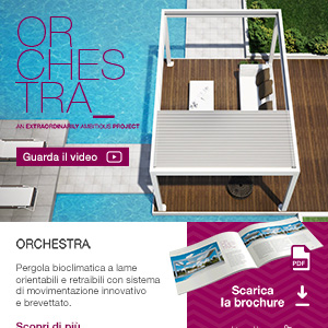 Pergola bioclimatica impacchettabile Dirello