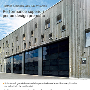 Nuovo Portone Sezionale ALR F42 Vitraplan Hormann