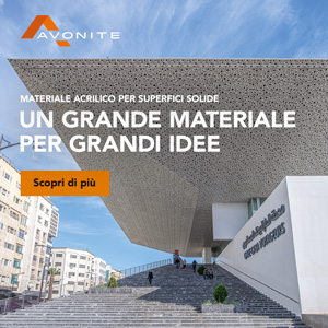 Materiale acrilico per superfici solide dalle infinite forme personalizzabili Avonite