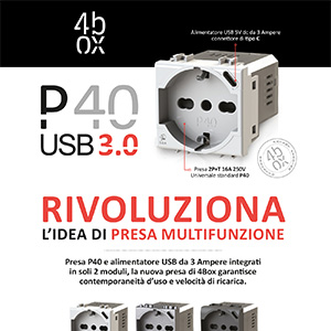 Presa multifunzione 4Box: contemporaneit� d'uso e velocit� di ricarica