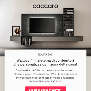 Wallover: il nuovo sistema di contenitori firmato Caccaro