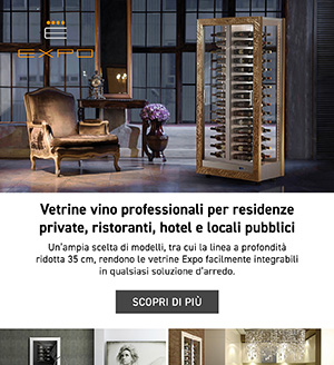 Vetrine vino professionali Expo a profondit� ridotta