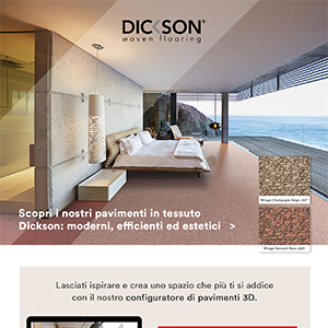 Pavimenti in tessuto Dickson: scopri la collezione e vai al configuratore 3D