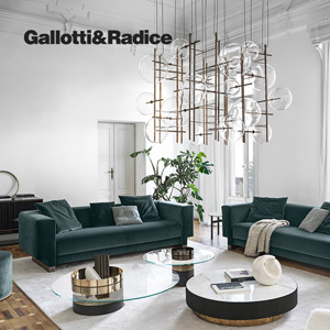 Gallotti&Radice, il living perfetto per chi ama uno stile raffinato
