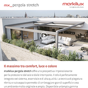 markilux pergola stretch: una grande novit�. Made in Germany