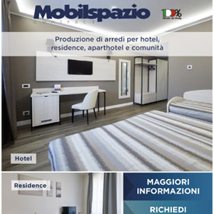 Arredi e cucine monoblocco Mobilspazio per hotel, residence e aparthotel