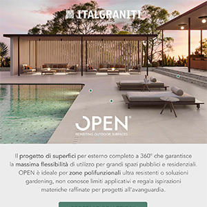 Open Italgraniti: il gres porcellanato con la massima flessibilit� di utilizzo 