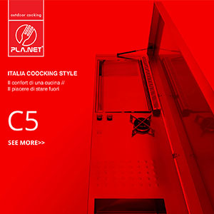 Il confort di una cucina, il piacere di stare fuori: Oasi Collection PLA.NET