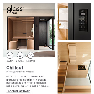 Sauna + Doccia + Hammam: soluzione benessere Glass 1989