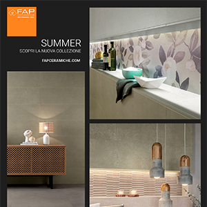 Summer by Fap Ceramiche: grafiche vibranti, materiche e luminose