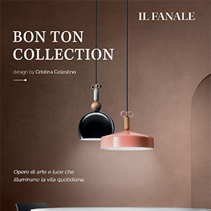 Lampade come opere d'arte e luce: Bon Ton collection by Il Fanale