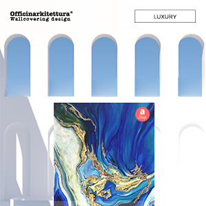 Grandi lastre decorate a mano per le tue superfici: Luxury by Officinarkitettura