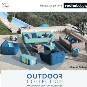 Roche Bobois Outdoor collection: portare il comfort indoor all'aperto