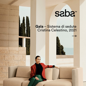 Saba, sistema di sedute Gala: geometrie morbide ma definite