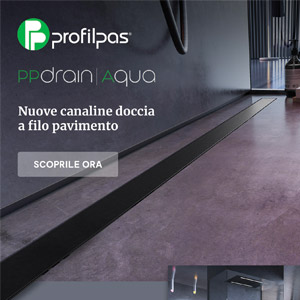 Nuove canaline doccia a filo pavimento PP Drain AQUA by Profilpas
