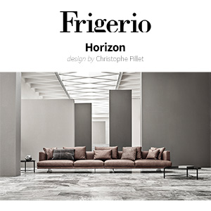 Frigerio, New Collection 2021, divano modulare Horizon by Christophe Pillet