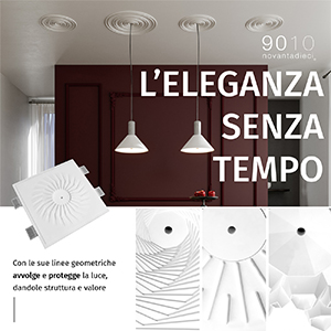 Rosoni decorativi 9010novantadieci: l'eleganza senza tempo