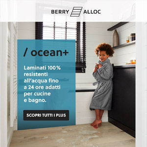 Pavimenti in laminato 100% resistenti all�acqua Ocean+ by BerryAlloc