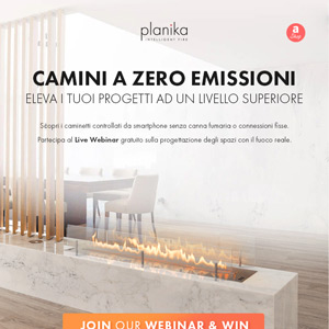 Bio camini a zero emissioni controllati da smartphone: creativit� senza limiti