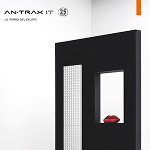 Radiatore in alluminio riciclato dalla texture tridimensionale: Waffle by Antrax IT