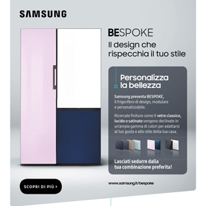 Frigorifero Samsung Bespoke modulare e personalizzabile: progettato per te, da te