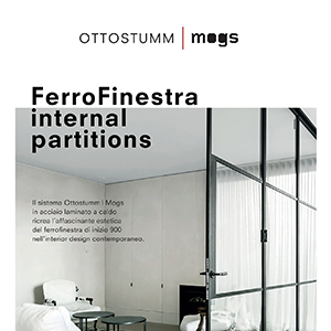FerroFinestra Ottostumm | Mogs: acciaio laminato a caldo per partizioni interne di grande fascino
