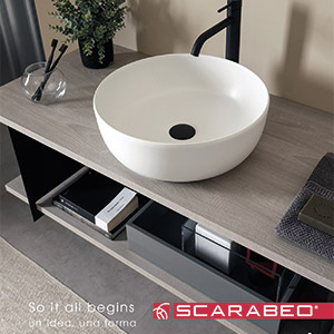 Versatilit� e flessibilit� nei mobili da bagno: SLIDE di Scarabeo Ceramiche