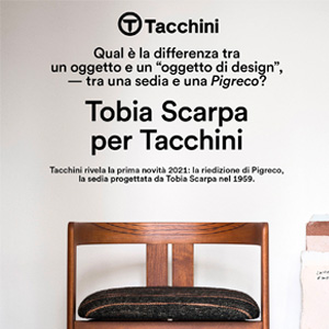 Tacchini Pigreco: la riedizione della sedia disegnata da Tobia Scarpa