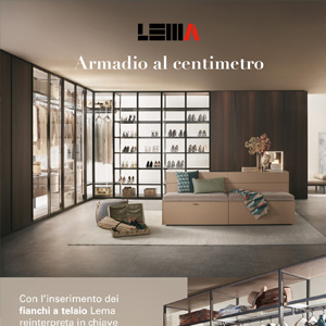 Armadio al Centimetro Lema: ampia libert� compositiva di misure e finiture