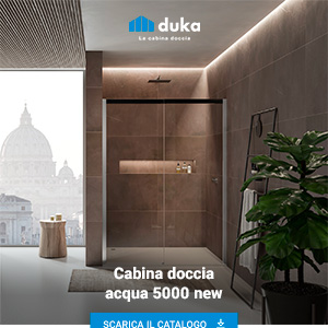 Nuova cabina doccia con e senza profili a parete: acqua 5000 new by Duka