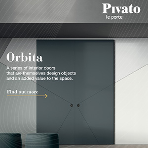 Porte Pivato: nuovi segni attorno alla maniglia, scopri Orbita Serie