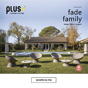 Poltrone, sgabelli, sedie e tavoli per l'outdoor: Fade Family by Plust Collection