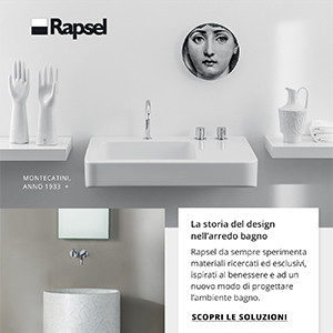 Collezioni bagno Rapsel: design contemporaneo, materiali ricercati ed esclusivi