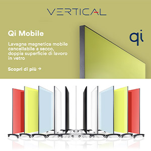 La praticit� per il tuo ufficio: Qi Mobile lavagna magnetica di Vertical