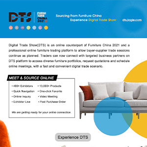 Digital Trade Show: piattaforma professionale online di prodotti d'arredo by Furniture China 2021