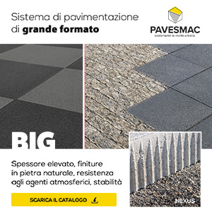 Pavimentazioni di grande formato per esterni BIG Pavesmac