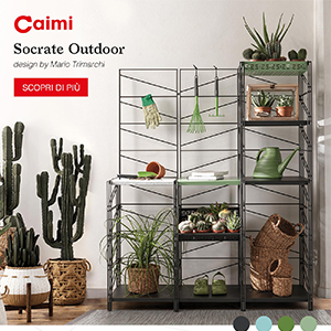 Socrate Outdoor by Caimi: sistema di arredo modulare 100% riciclabile
