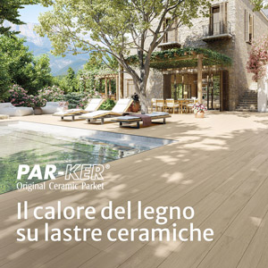 Il calore del legno su lastre ceramiche: Par-ker Porcelanosa