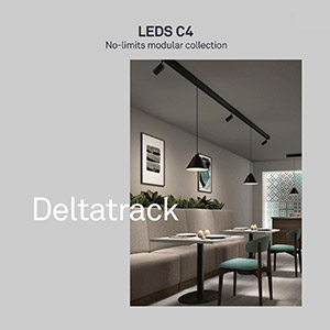 No-limits: collezione modulare Deltatrack di LEDS C4 