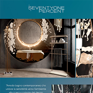 Arredo bagno sostenibile Seventyonepercent: eleganza, armonia, equilibrio