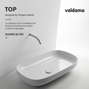 Lavabi Valdama dalla grande capienza e dai bordi sottili: collezione TOP