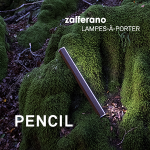 Novit� Zafferano Lampes-�-porter: modulo luminoso Pencil