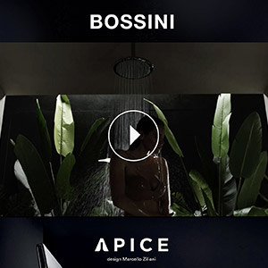 Bossini Apice: docce, soffioni e miscelatori dalla texture morbida al tatto