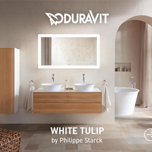 Duravit White Tulip: la nuova serie bagno creata da Philippe Starck