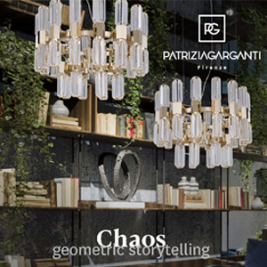 Sistema modulare di lampade: Chaos collection by Patrizia Garganti
