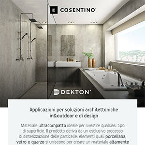 Superfici ultracompatte Cosentino Dekton per soluzioni in-outdoor